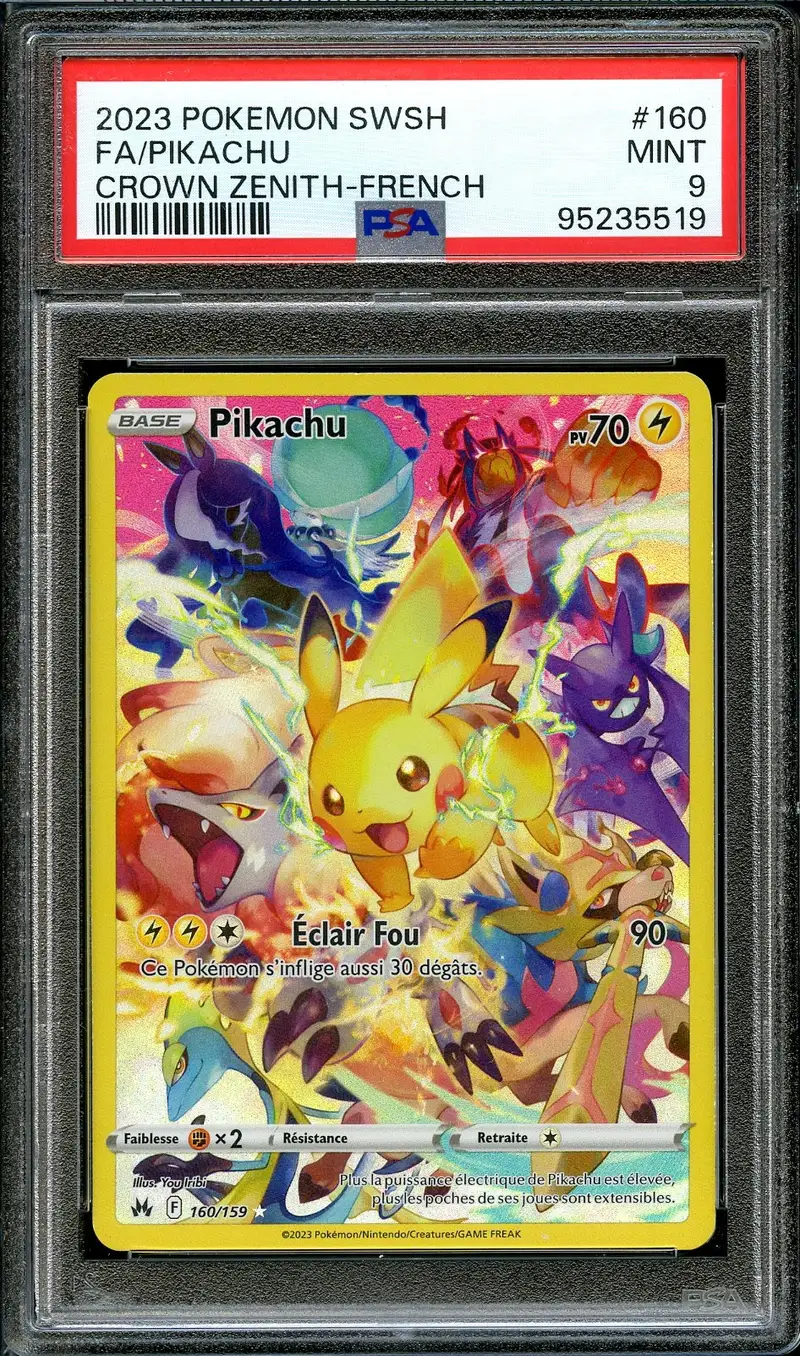 PSA 9 Pikachu