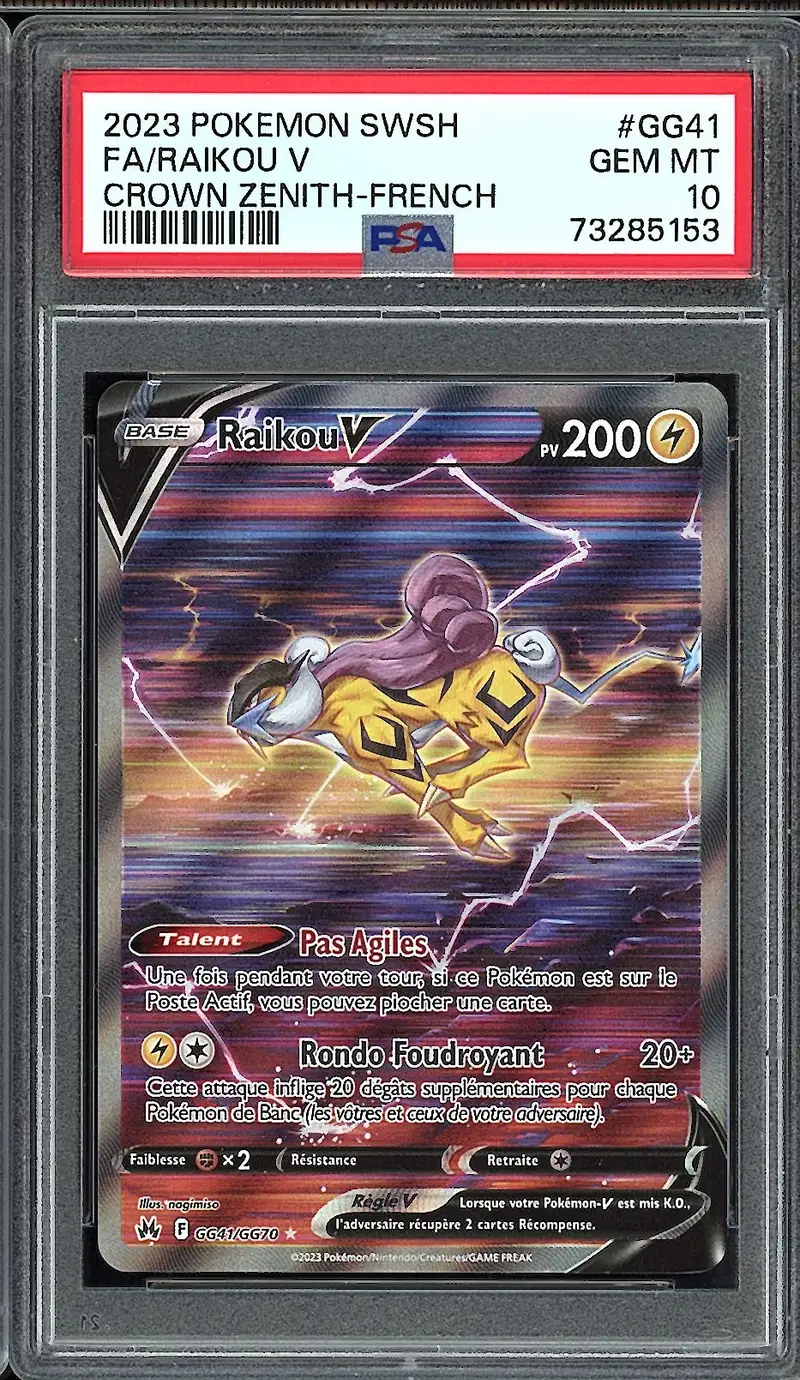 PSA 10 Raikou V