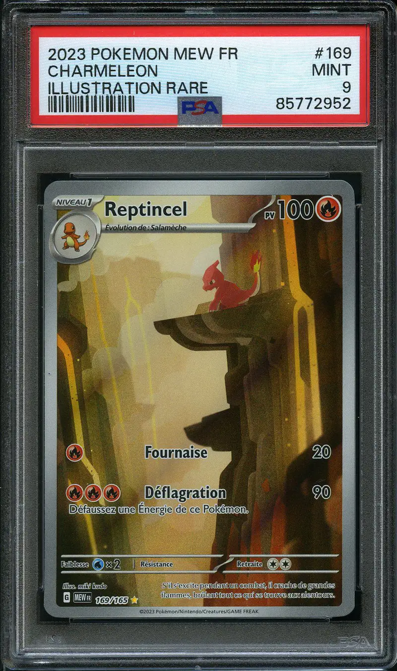 PSA 9 Reptincel
