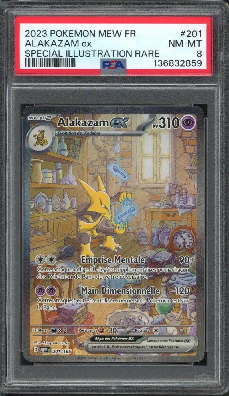 PSA 8 Alakazam Ex