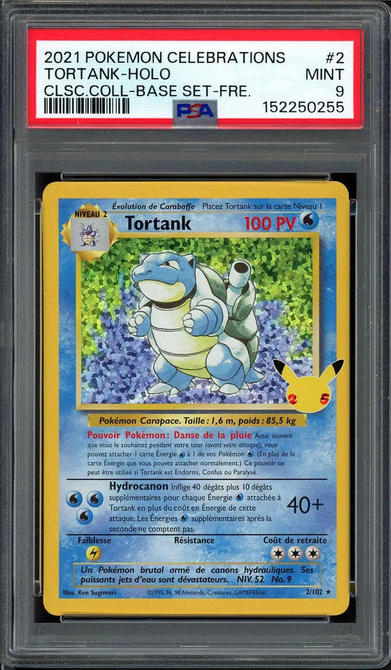 PSA 9 Tortank Holo