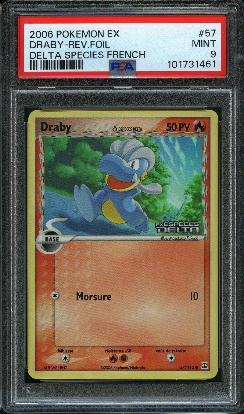 PSA 9 Draby Reverse