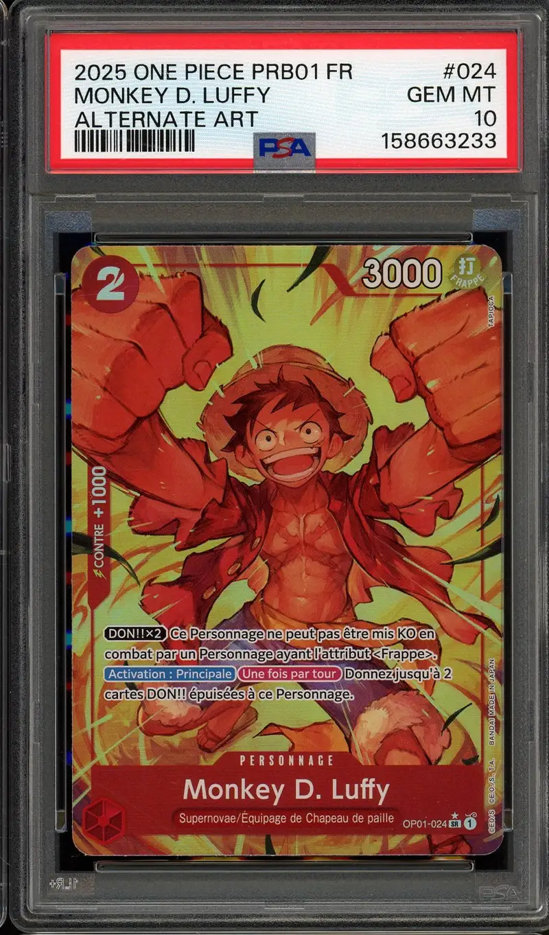 PSA 10 Monkey D. Luffy