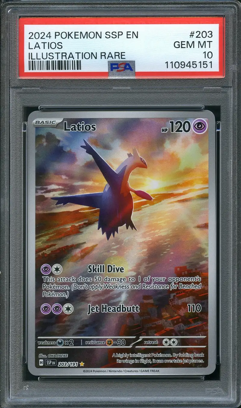 PSA 10 Latios