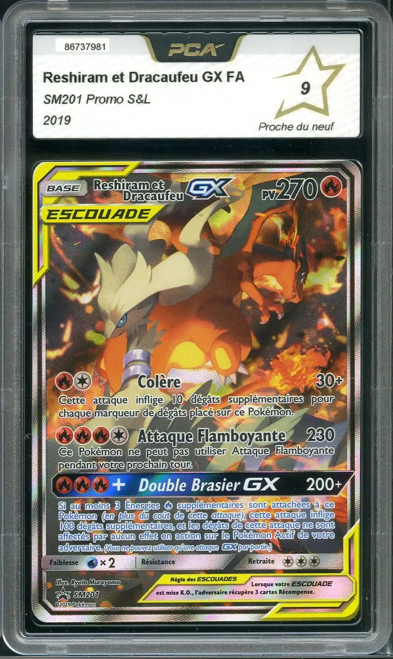 PCA 9 Reshiram et Dracaufeu Gx