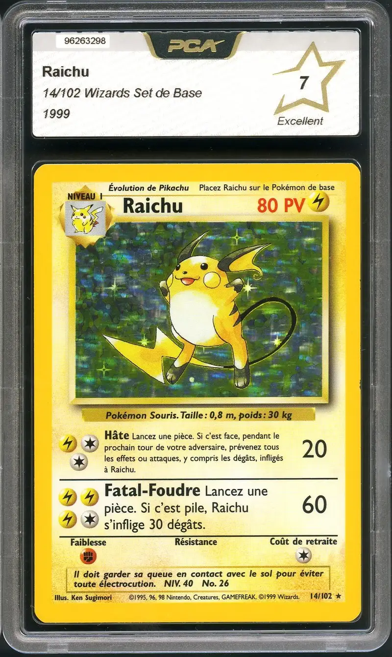 PCA 7 Raichu Holo