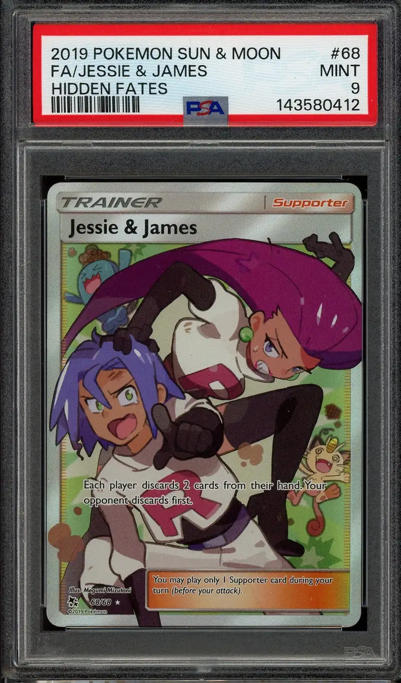 PSA 9 Jessie & James