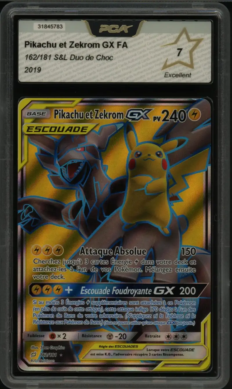 PCA 7 Pikachu et Zekrom Gx
