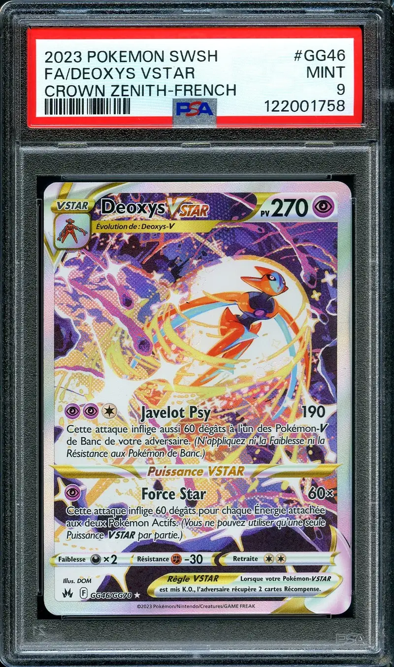 PSA 9 Deoxys VStar