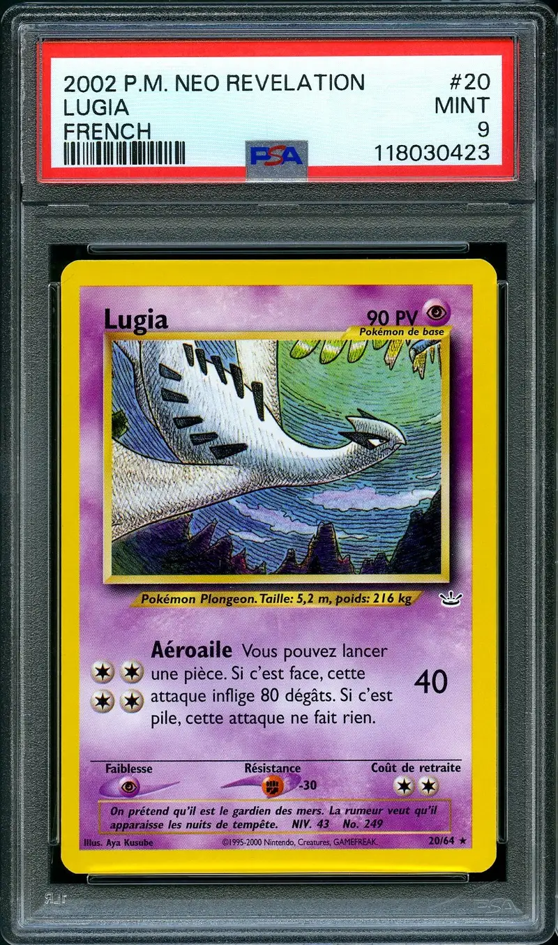 PSA 9 Lugia