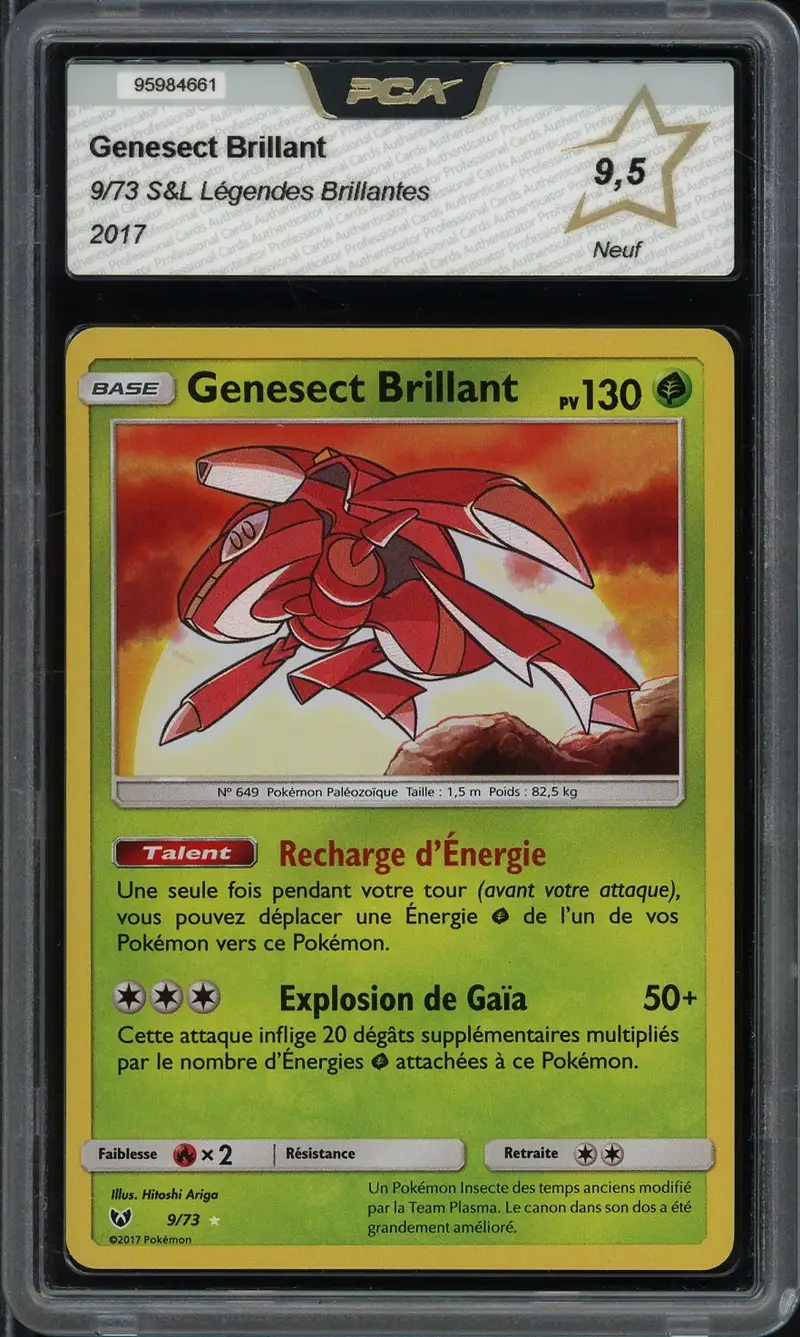 PCA 9.5 Genesect Brillant