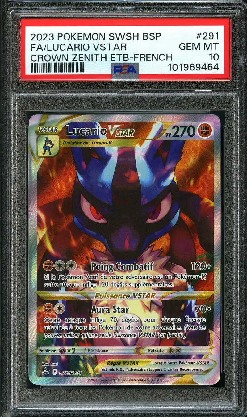 PSA 10 Lucario VStar