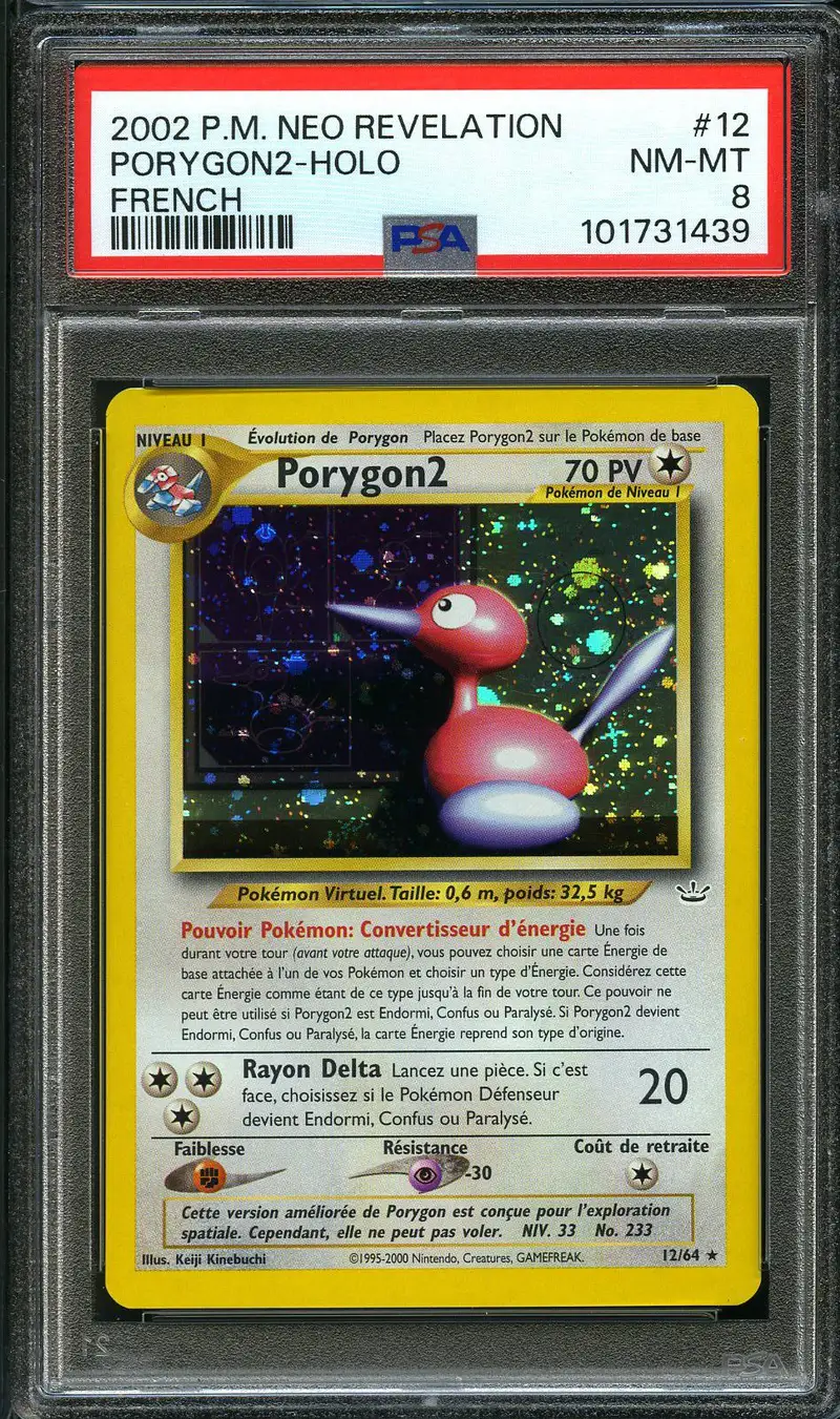PSA 8 Porygon2 Holo