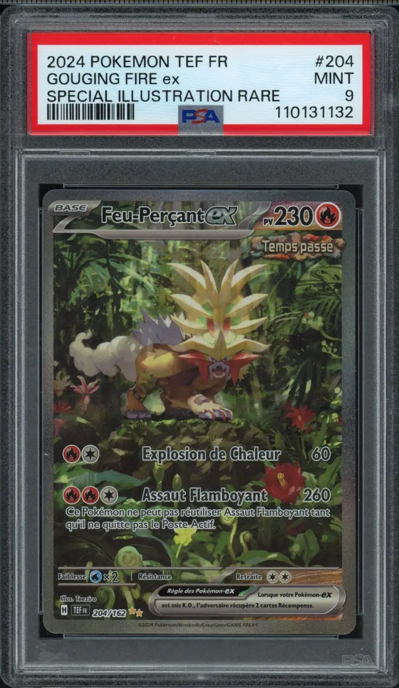 PSA 9 Feu-Perçant Ex