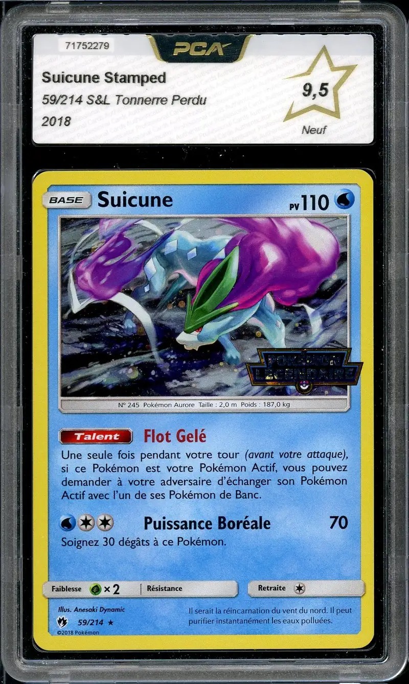 PCA 9.5 Suicune Holo Stamped
