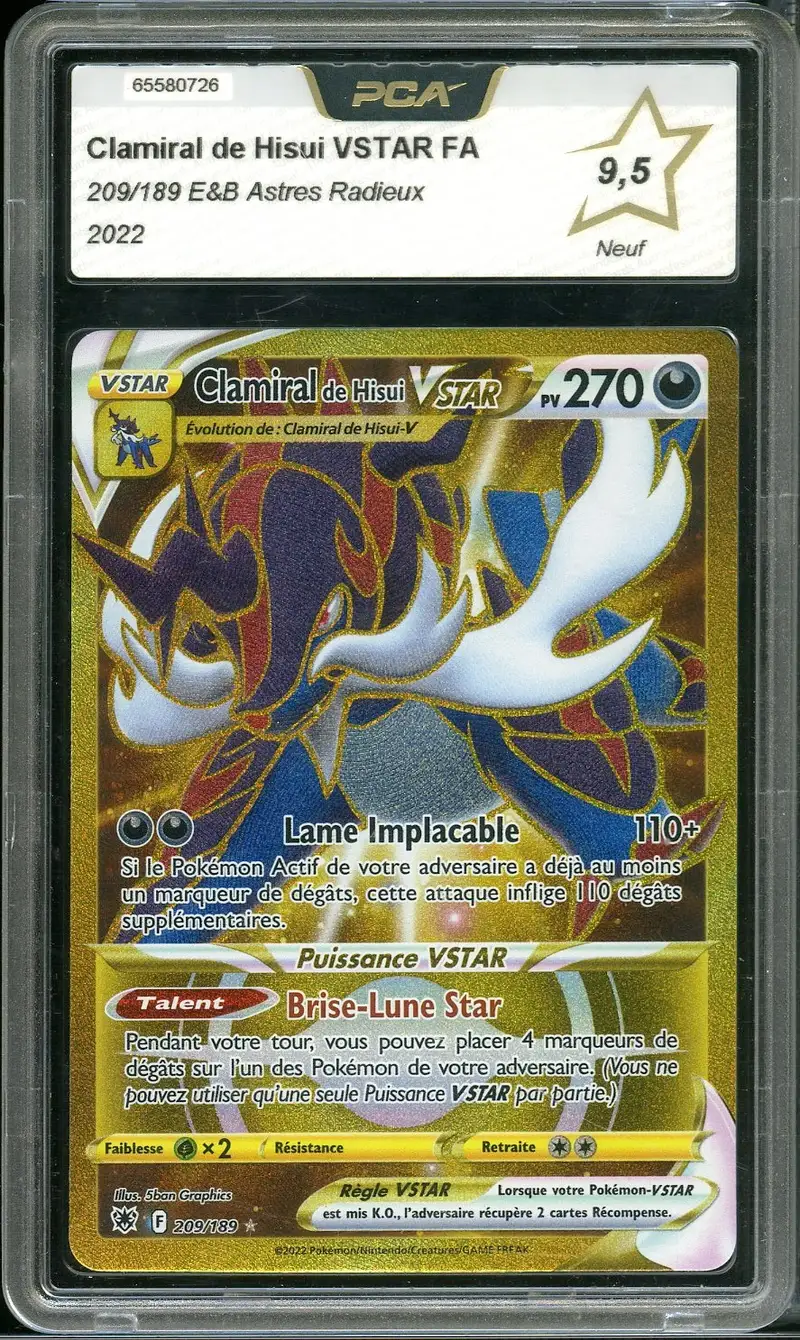 PCA 9.5 Clamiral de Hisui VStar Gold