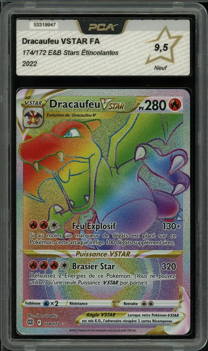PCA 9.5 Dracaufeu VStar Rainbow