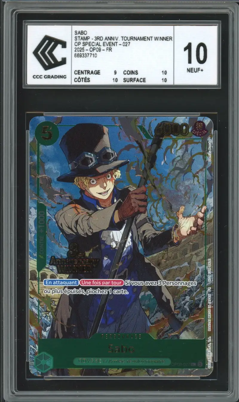 CCC 10 Sabo Tournament Winner