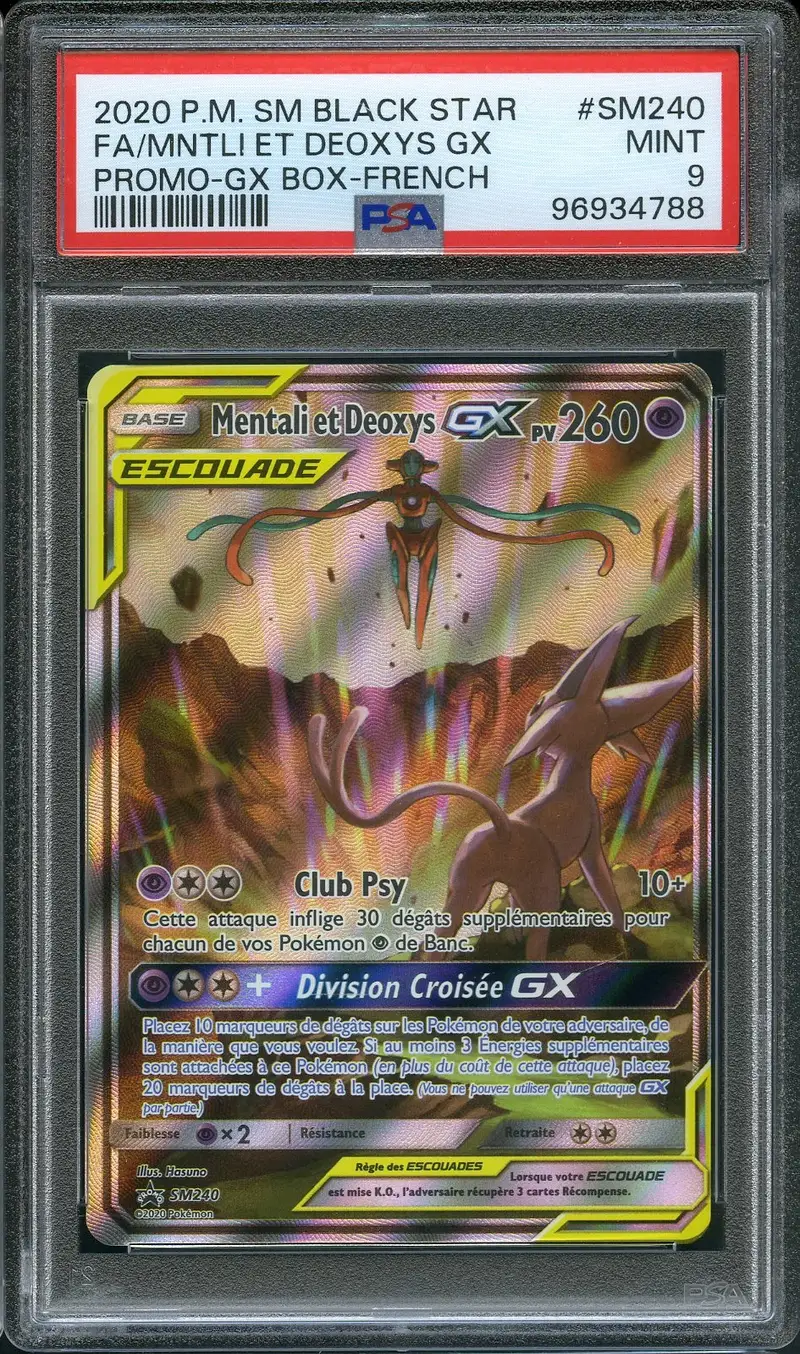 PSA 9 Mentali et Deoxys Gx
