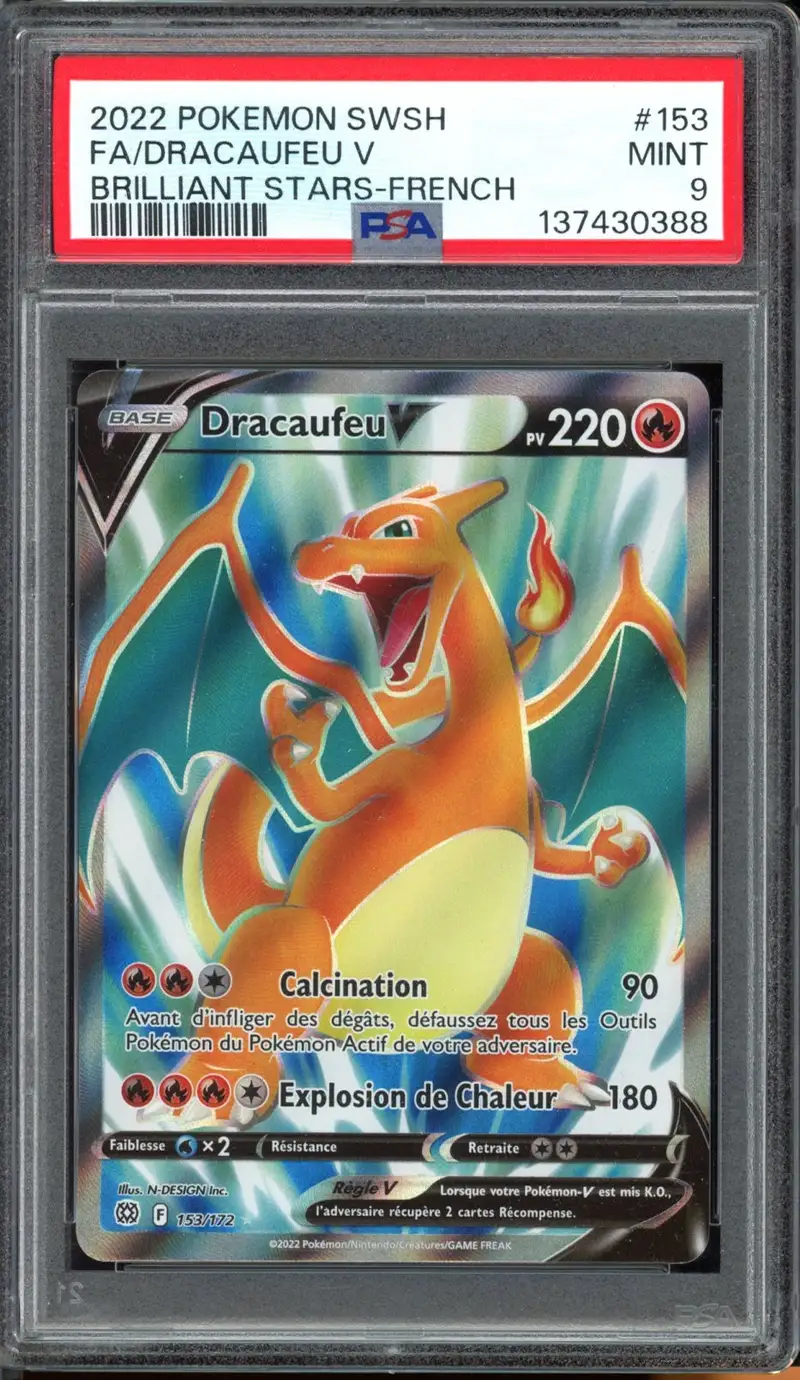 PSA 9 Dracaufeu V