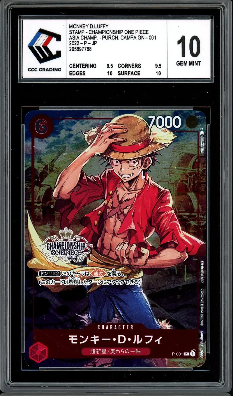 CCC 10 Monkey D. Luffy Stamp