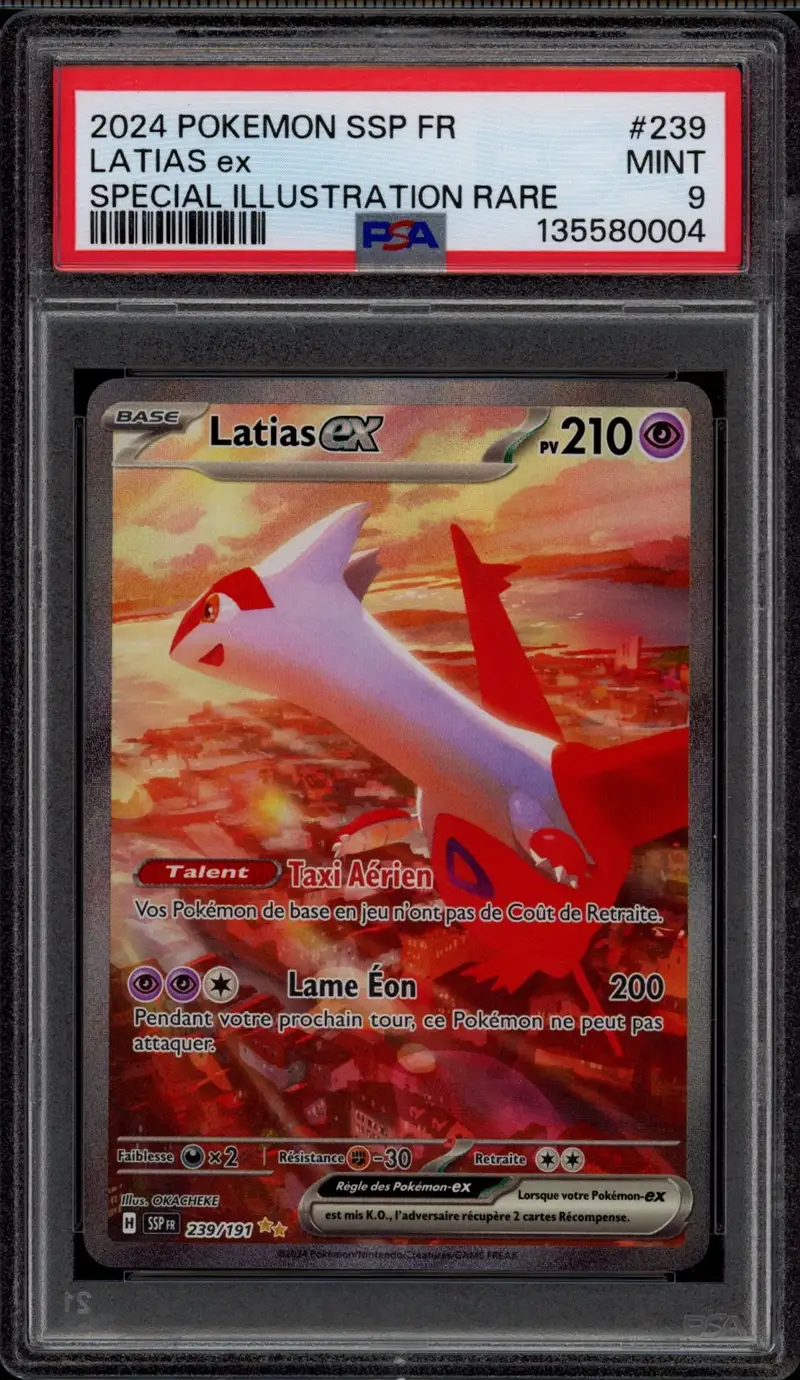PSA 9 Latias Ex