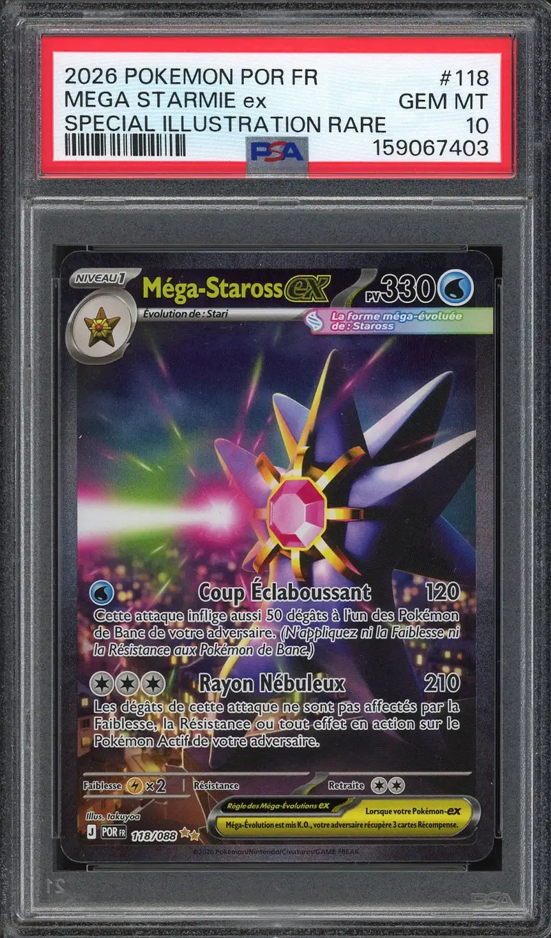 PSA 10 Méga-Staross Ex