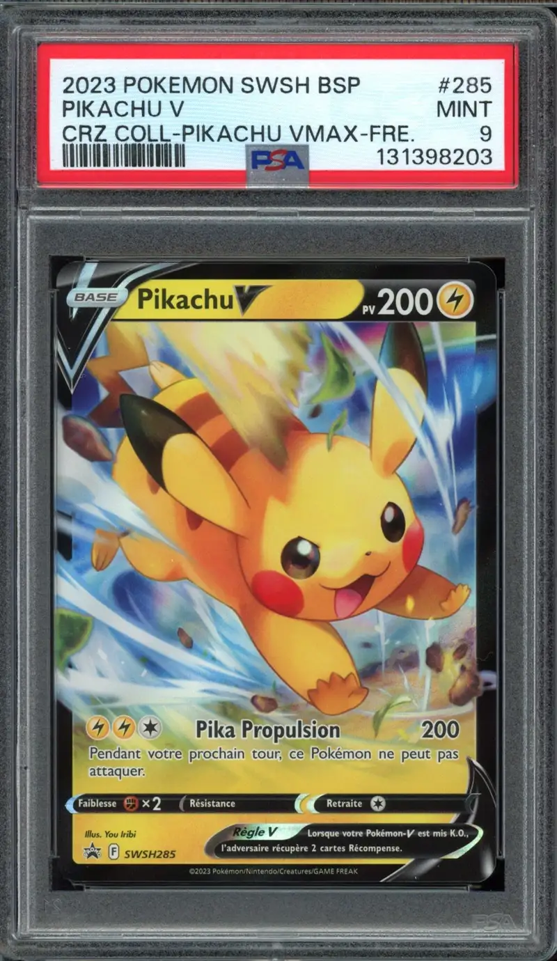 PSA 9 Pikachu V