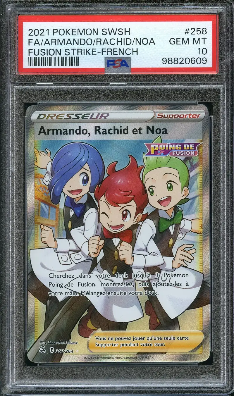 PSA 10 Armando, Rachid et Noa