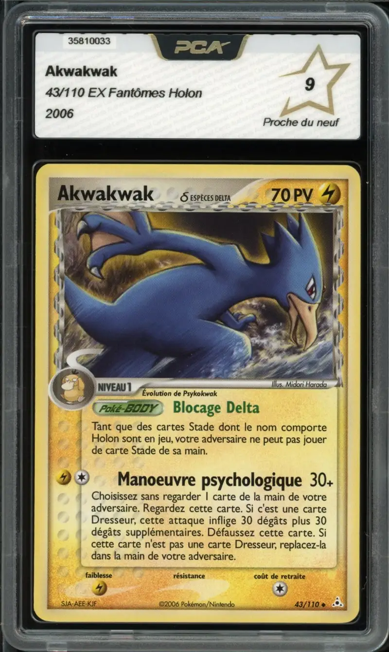 PCA 9 Akwakwak δ Espèces Delta