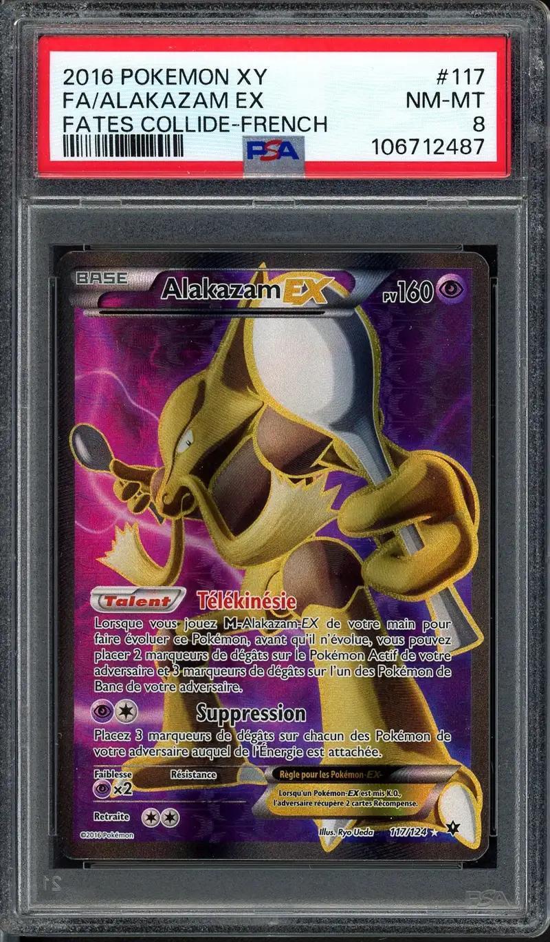 PSA 8 Alakazam Ex