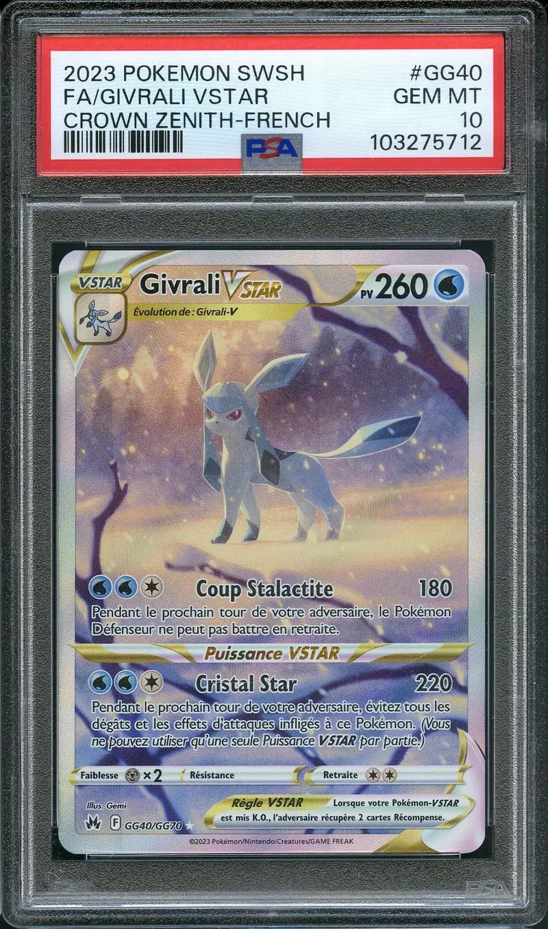 PSA 10 Givrali VStar