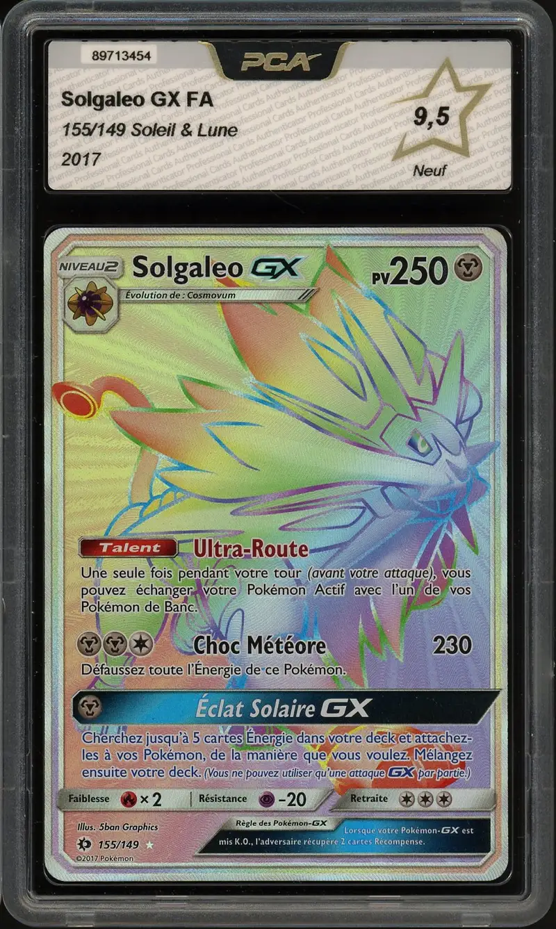 PCA 9.5 Solgaleo Gx Rainbow