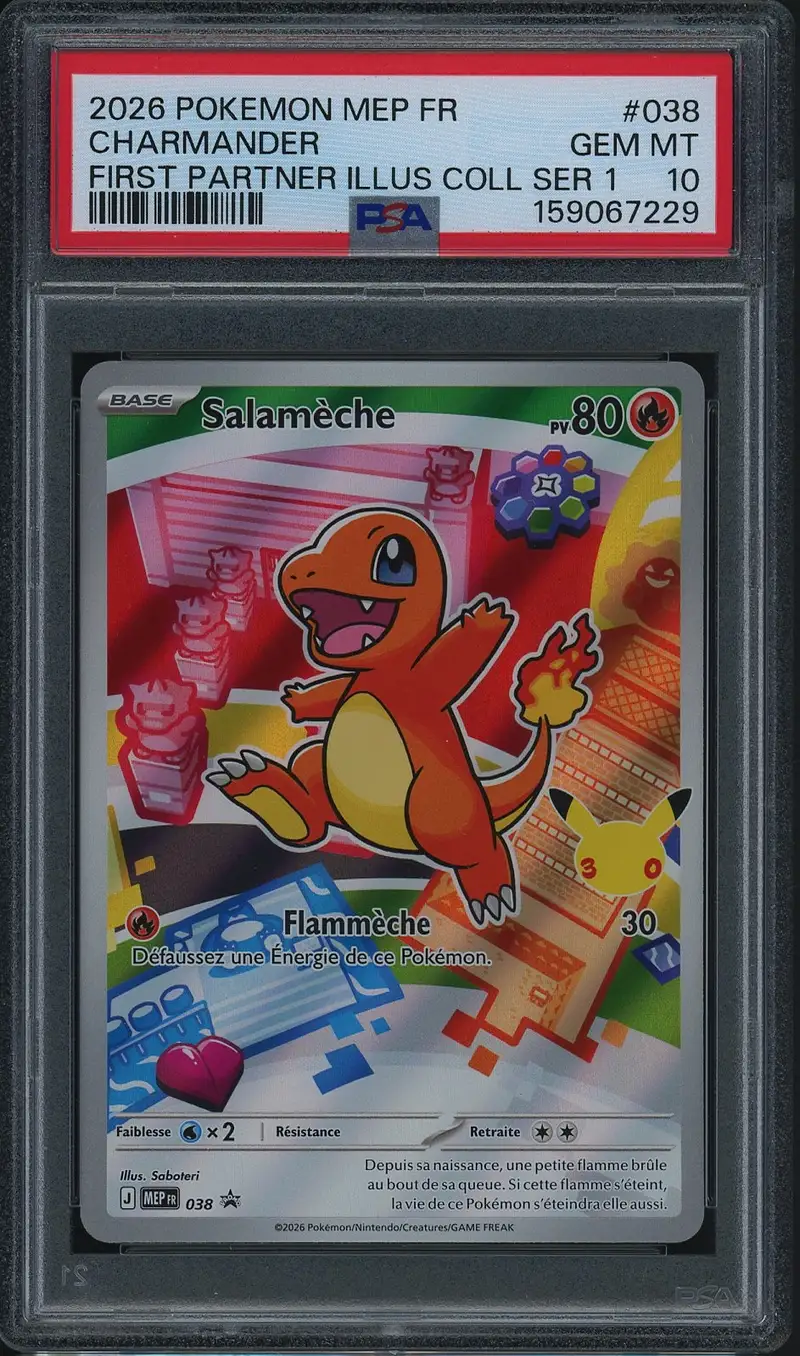 PSA 10 Salamèche