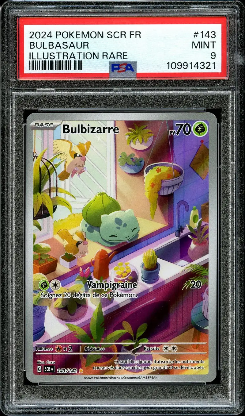 PSA 9 Bulbizarre