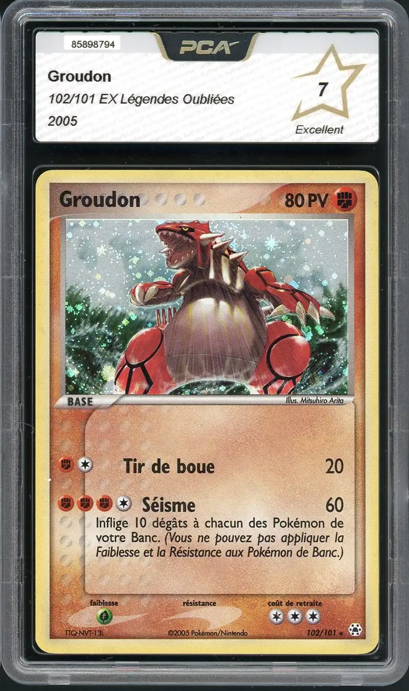 PCA 7 Groudon Holo
