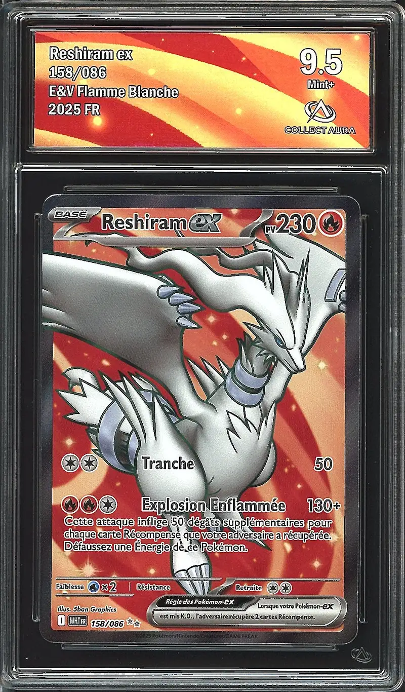 CA 9.5 Reshiram Ex
