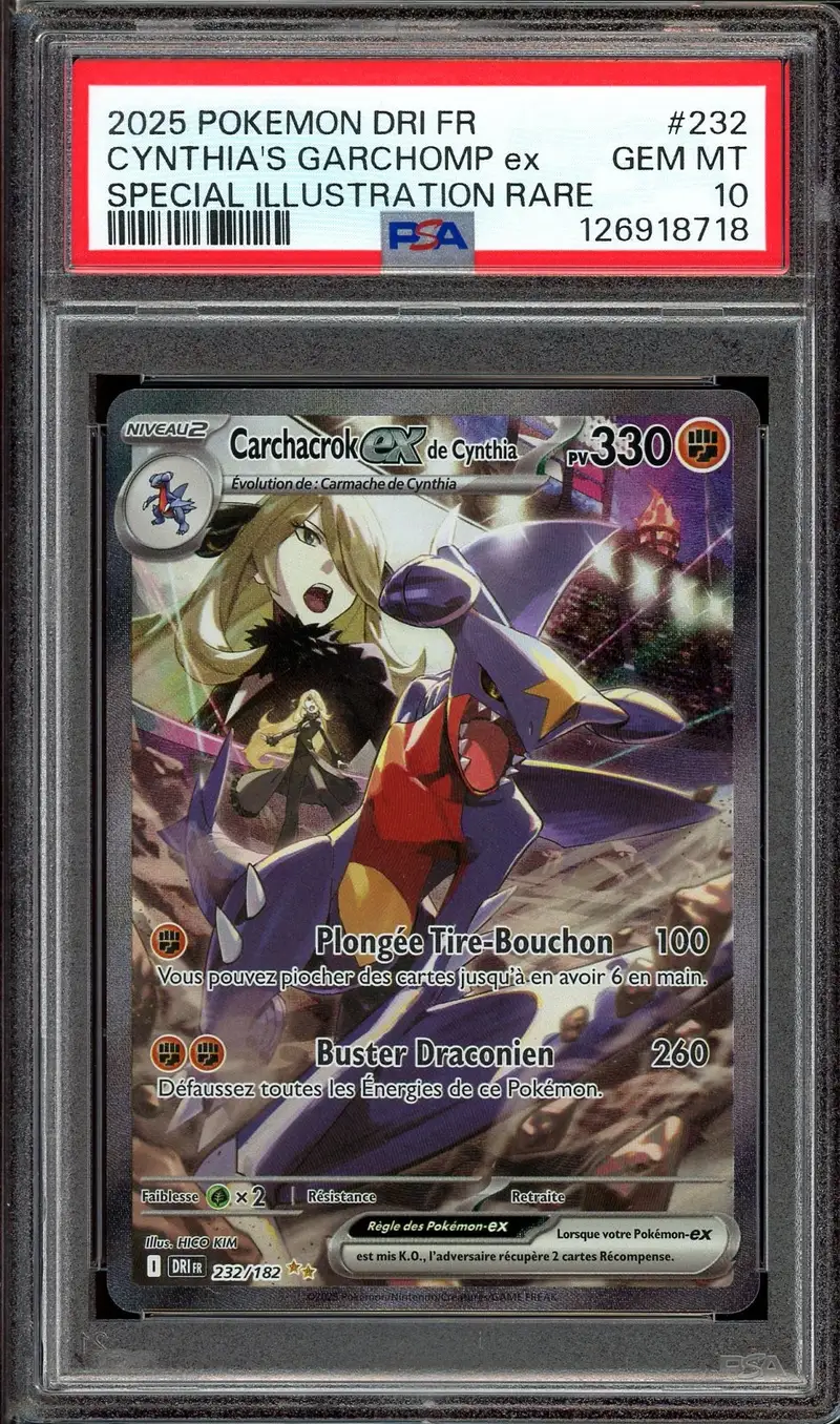 PSA 10 Carchacrok Ex de Cynthia