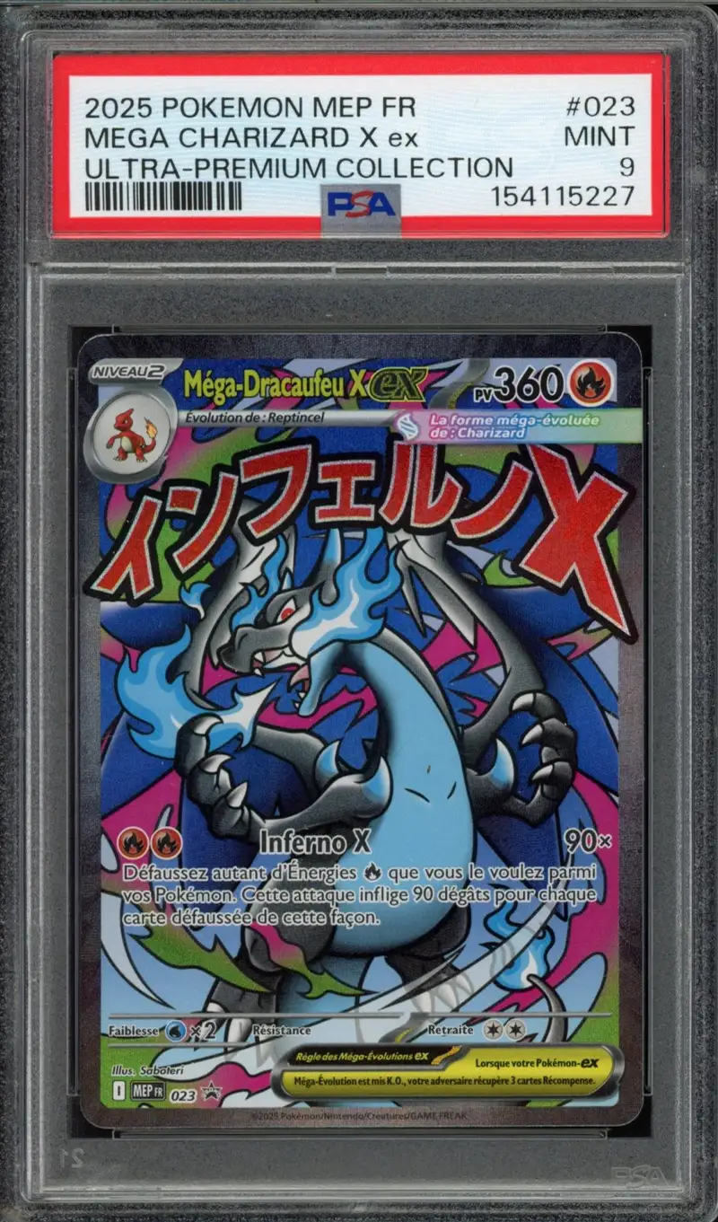 PSA 9 Méga-Dracaufeu X Ex