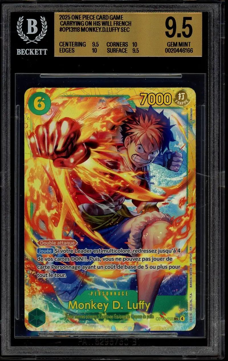 BGS 9.5 Monkey D. Luffy