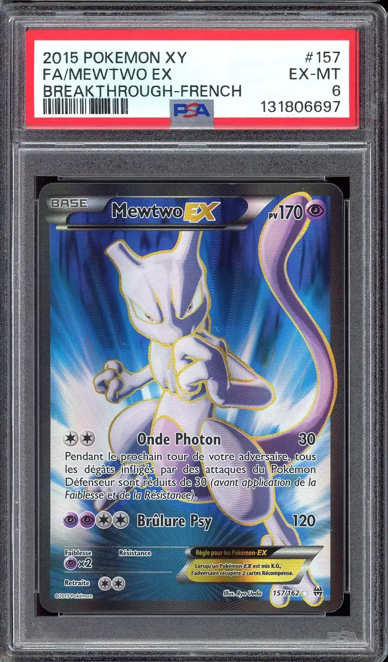 PSA 6 Mewtwo Ex