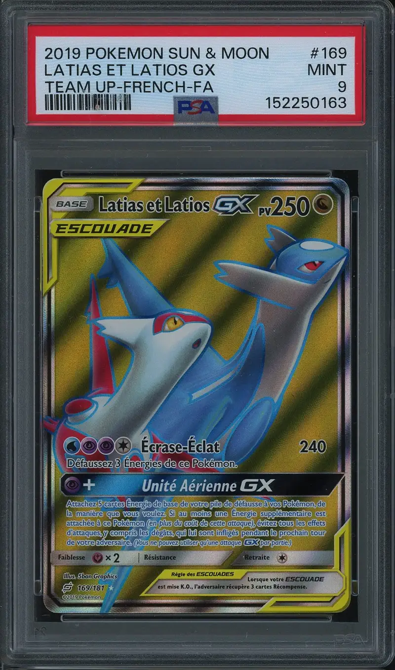 PSA 9 Latias et Latios Gx