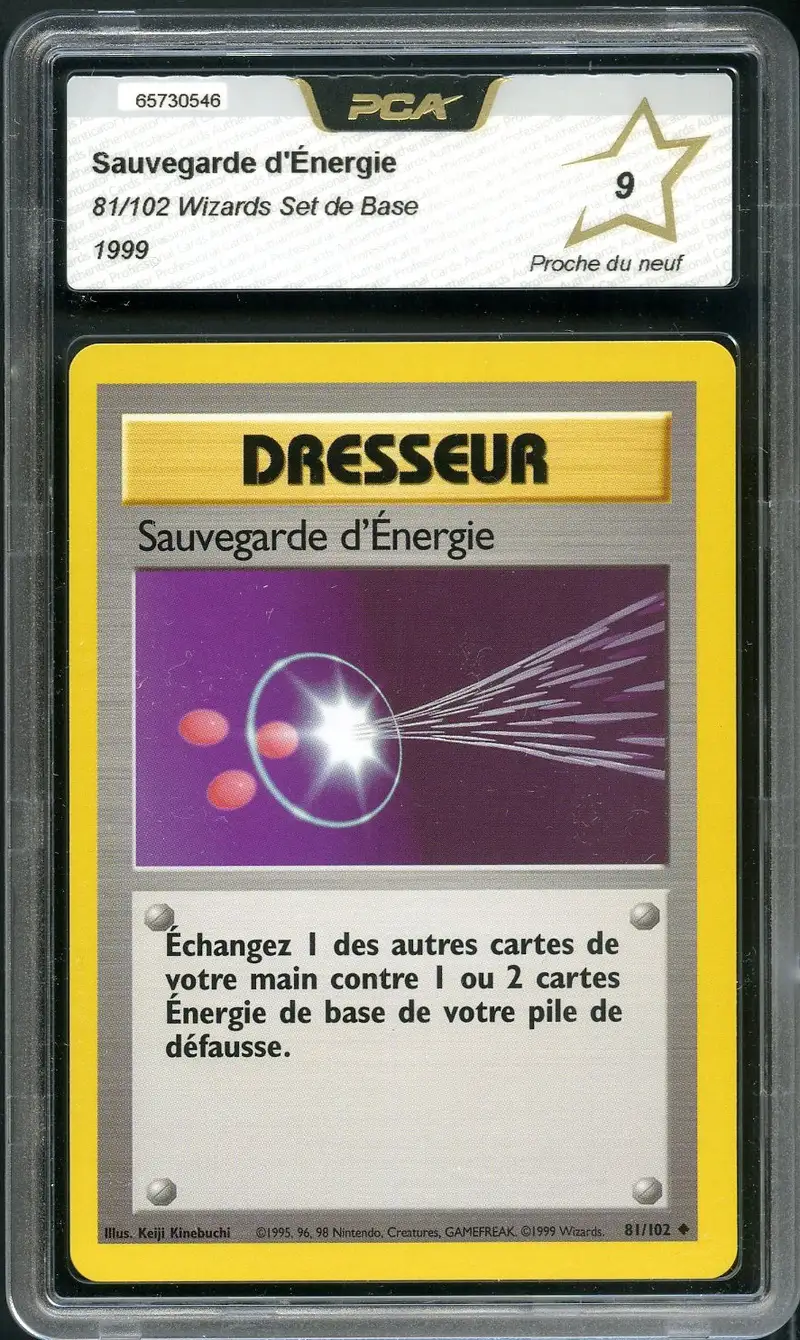 PCA 9 Sauvegarde d'Energie