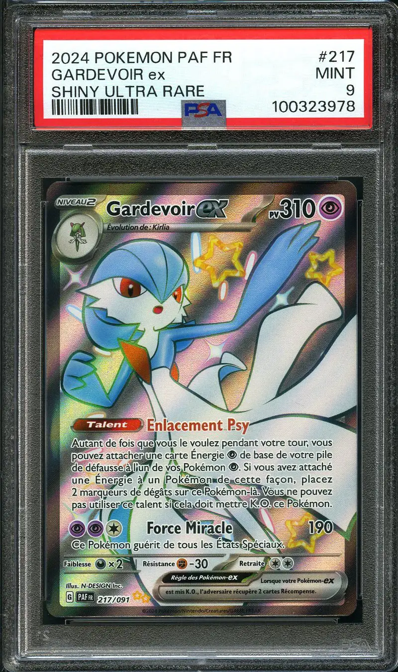 PSA 9 Gardevoir Ex Shiny
