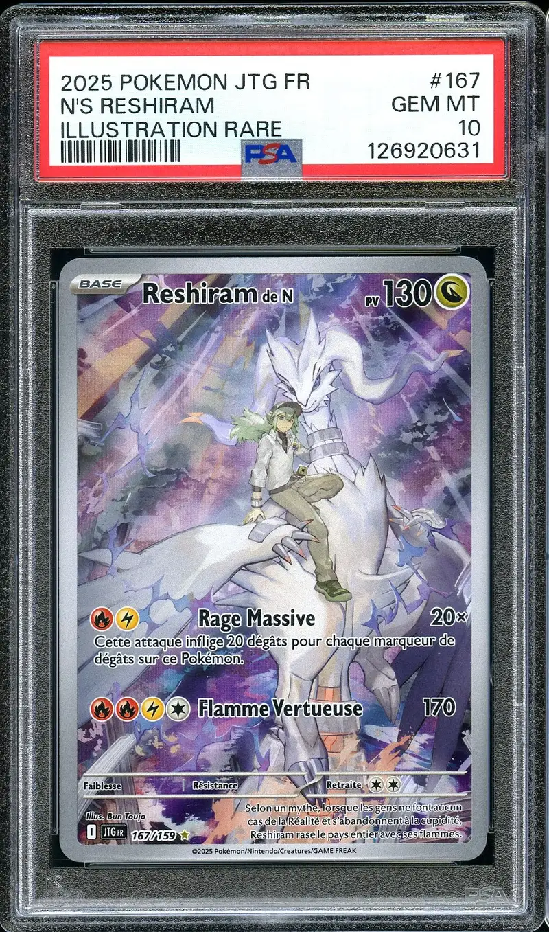 PSA 10 Reshiram de N