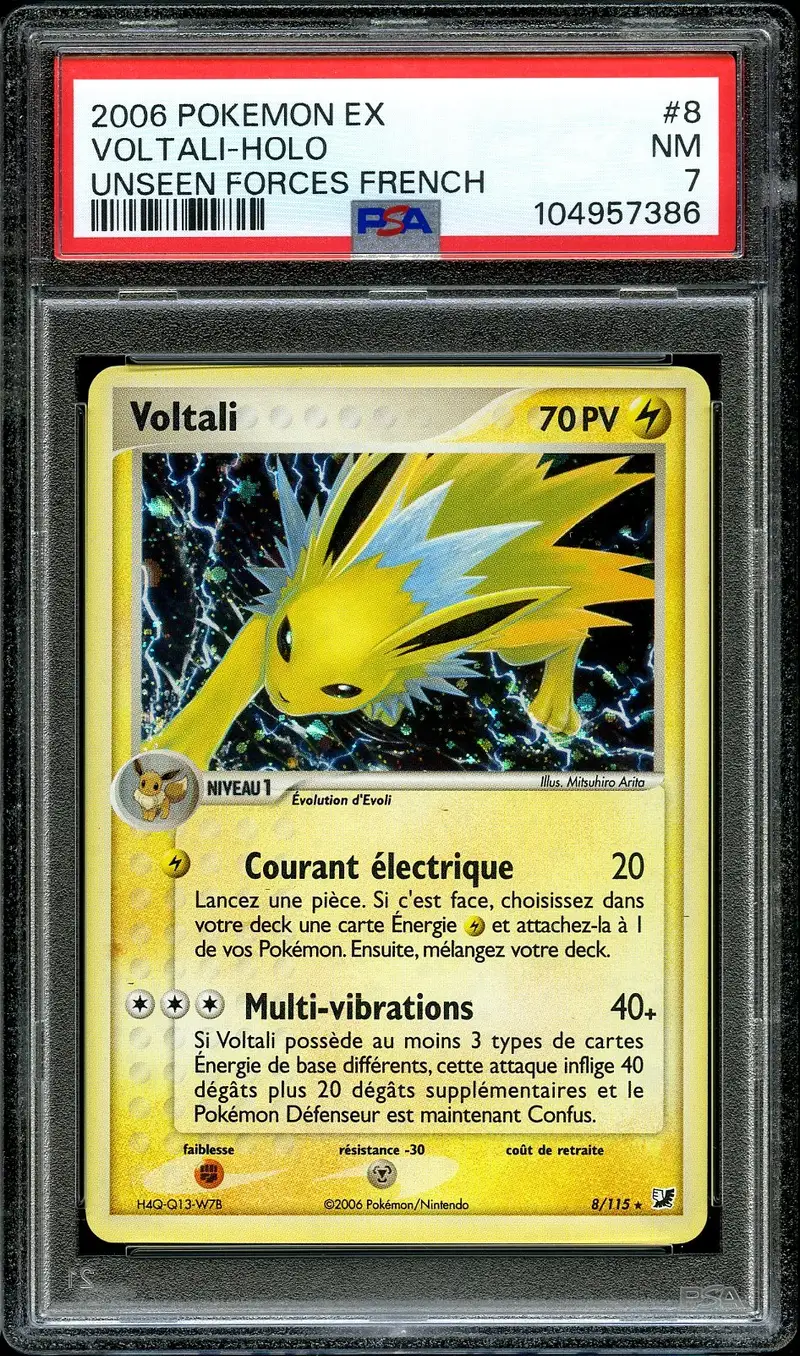 PSA 7 Voltali Holo