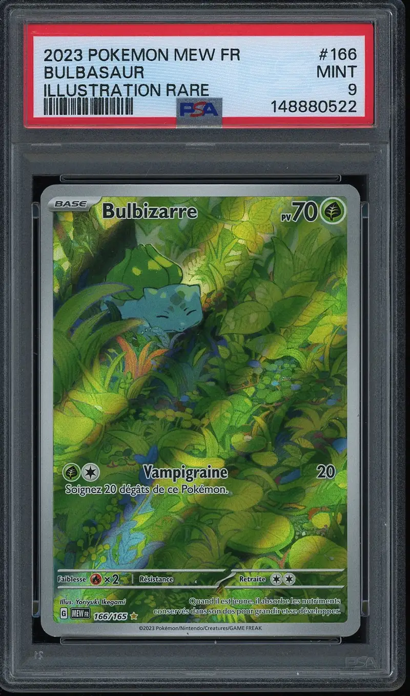 PSA 9 Bulbizarre