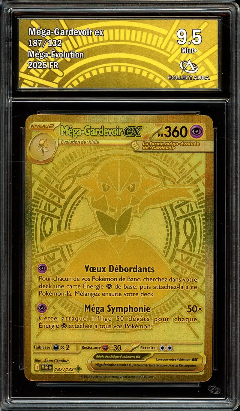 CA 9.5 Méga-Gardevoir Ex Gold