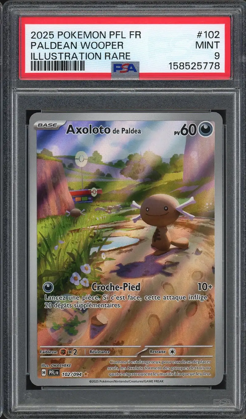 PSA 9 Axoloto de Paldea