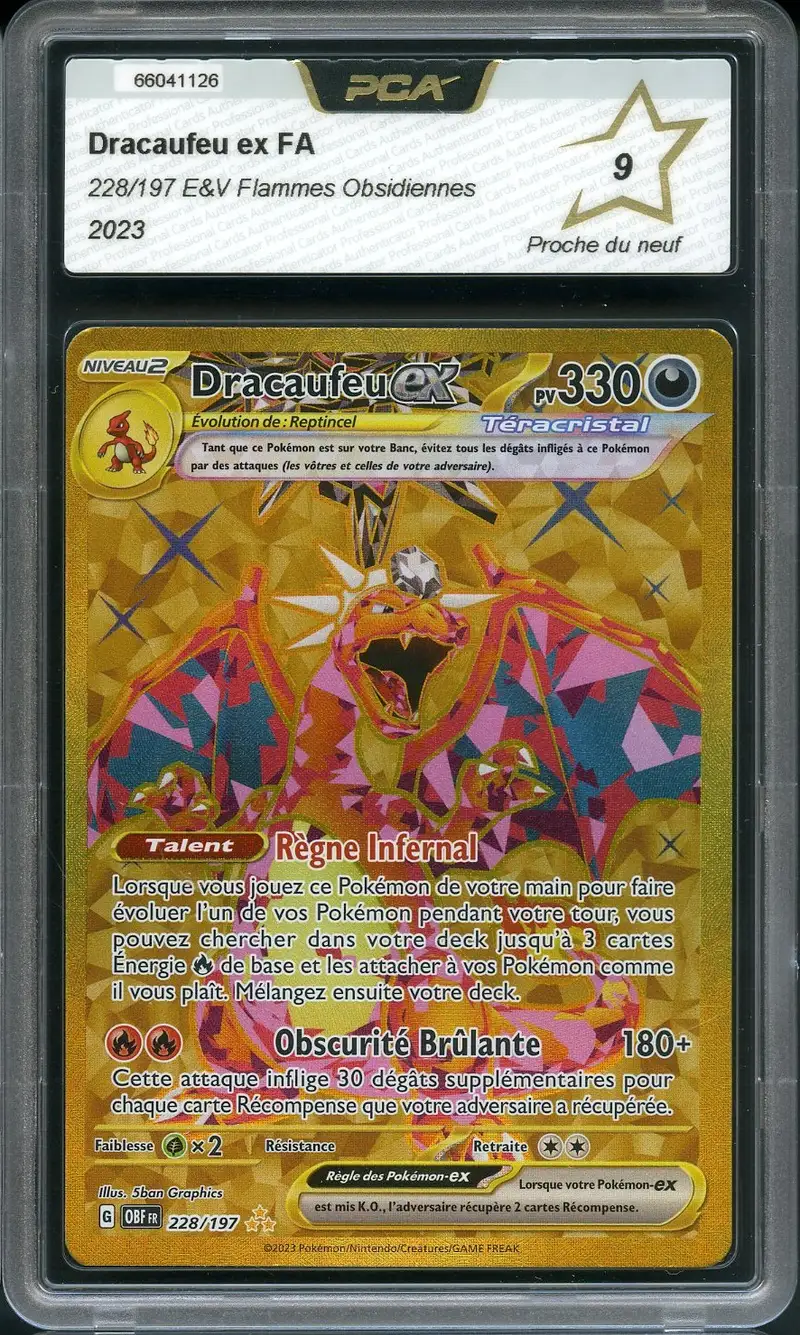PCA 9 Dracaufeu Ex Gold